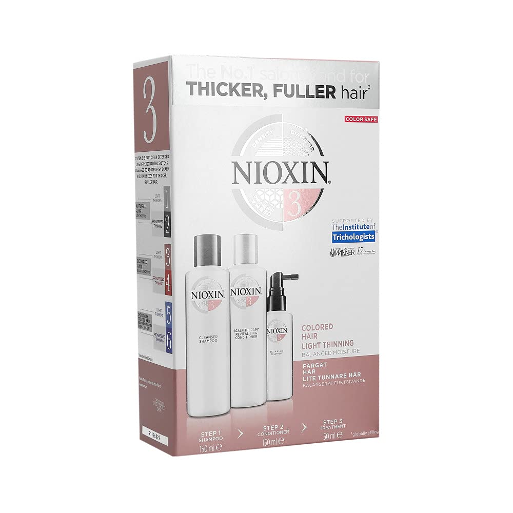 Kit de Prueba Nioxin Sistema 3 Set de Regalo Caja