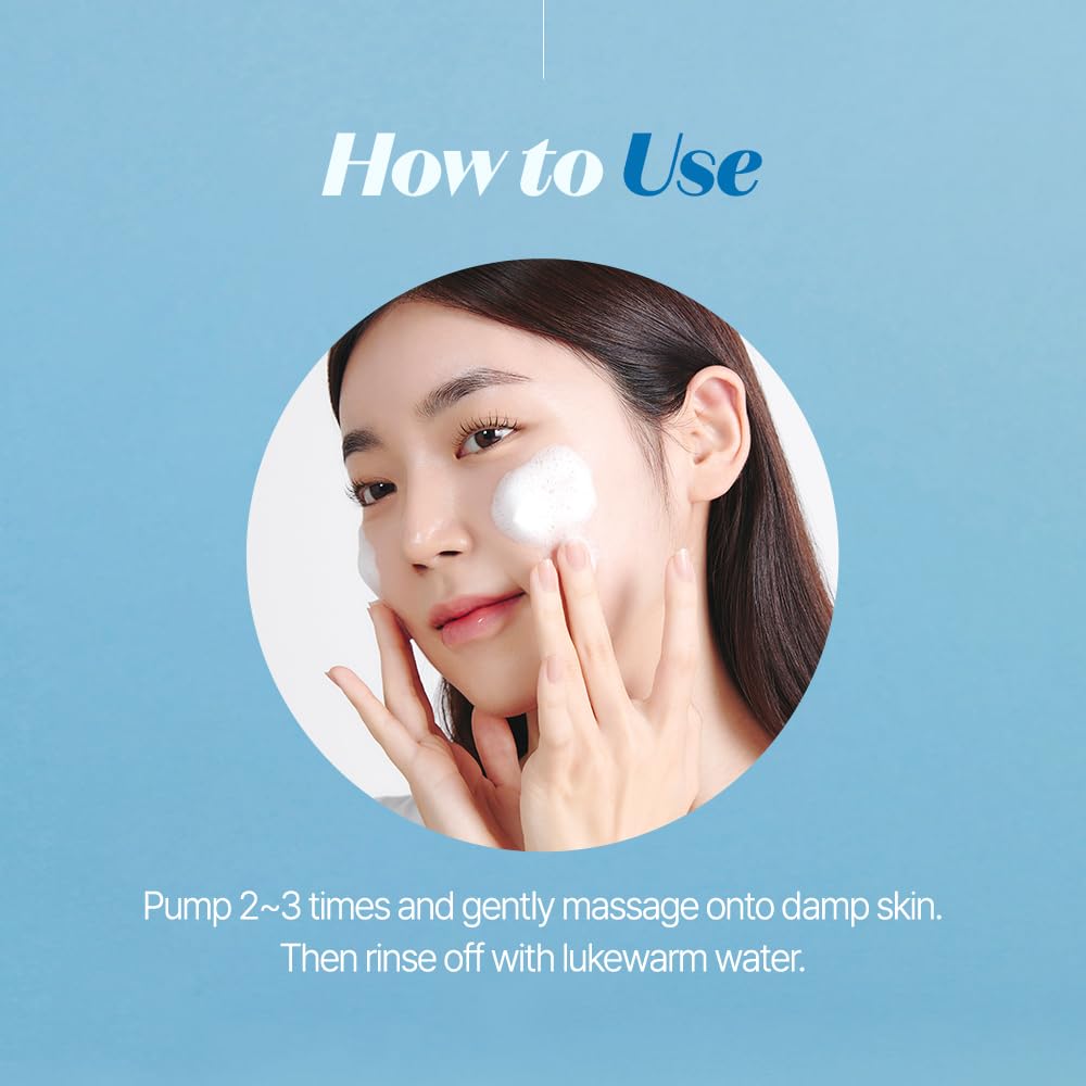 ETUDE- Limpiador en espuma SoonJung pH 6.5 8,45 fl.oz (250 ml) 23AD | No comedogénico e hipoalergénico Soft Bubble