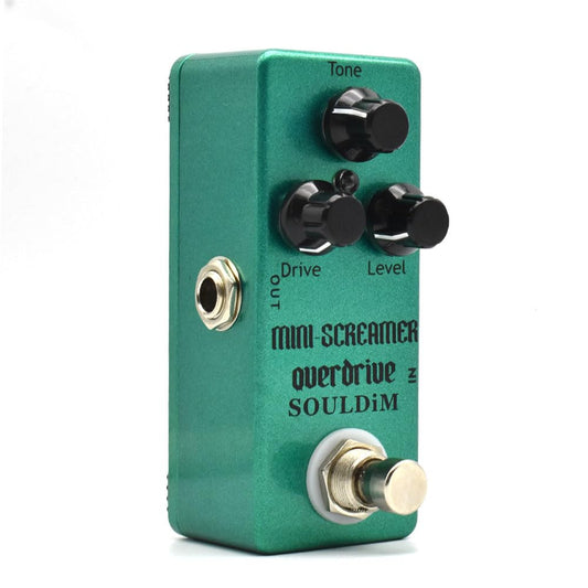Pedal de Efecto SoulDiM Mini Screamer Overdrive Guitarra Bypass