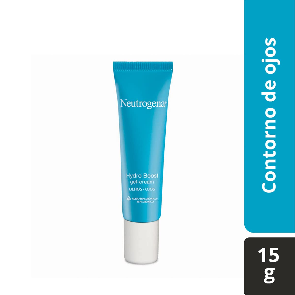 Gel Crema Facial Neutrogena Bright Boost Neoglucosamina 50g + Gel Hidratante para Ojos Hydro Boost 15 g
