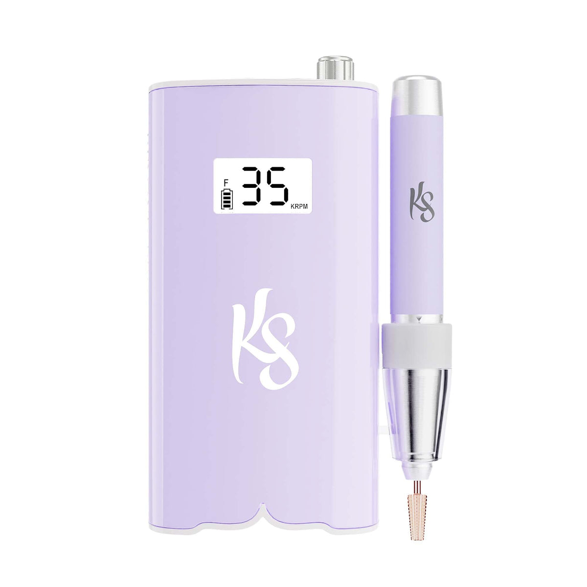 Taladro de Uñas Portátil Kiara Sky Morado Recargable e Inalámbrico