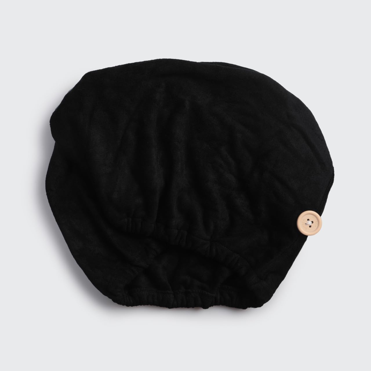 Kitsch Toalla de microfibra para el pelo para mujer, turbante de pelo para secar el cabello mojado, toallas de pelo f ciles de girar, toalla de microfibra s per absorbente y ultrasuave, toalla de pelo despu s del spa (negro)