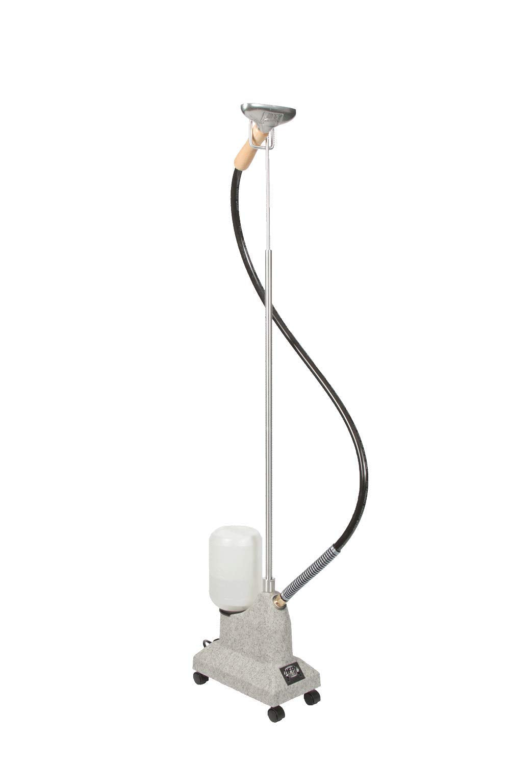 Vaporizador para Ropa J-2S Jiffy Gris con Cabezal de Vapor de Acero Inoxidable