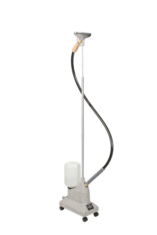 Vaporizador para Ropa J-2S Jiffy Gris con Cabezal de Vapor de Acero Inoxidable