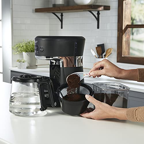 Oster 2083222 Cafetera Drip, color Gris/Negro