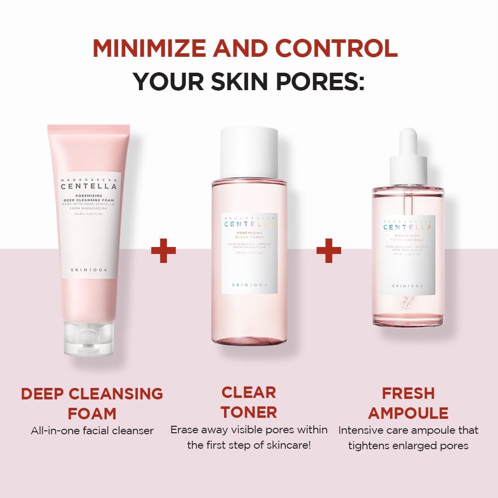 SKIN1004 Sofdesk Madagascar Centella Poremizing Deep Cleansing Foam (Limpiador Facial Espumoso Reductor de Poros)