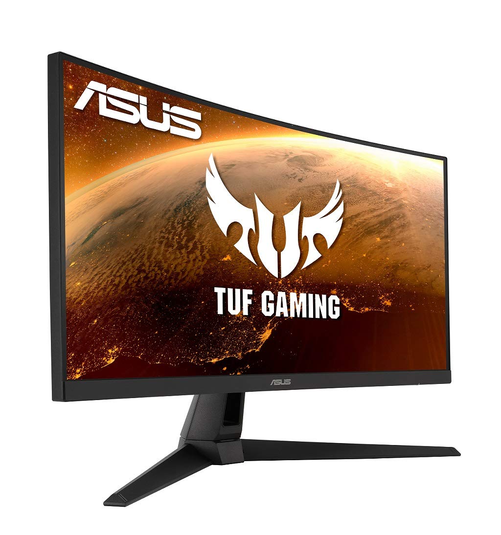 Asus Monitor Gamer Curvo 27" TUF Gaming VG27VH1BR, Full HD, 165Hz, Jugadores Profesionales, tecnología Adaptive-Sync (FreeSync™ Premium)