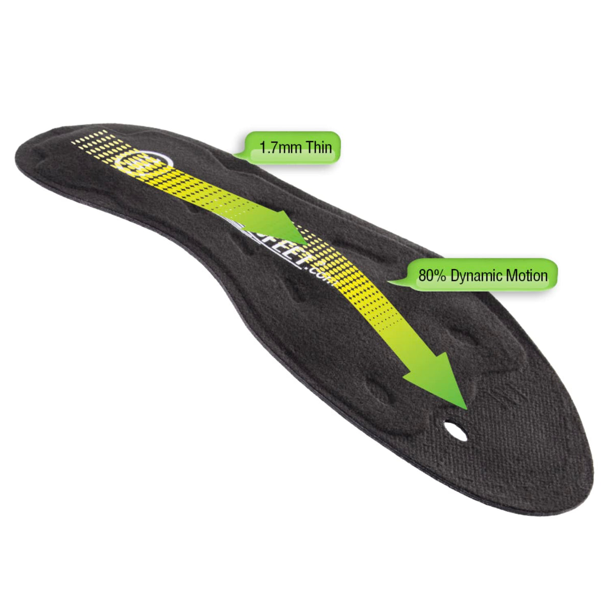 Plantillas AIRfeet Classic Negro con Soporte Dinámico de Arco Activo para Mayor Comodidad y Alivio de Neuropatía y Fascitis Plantar