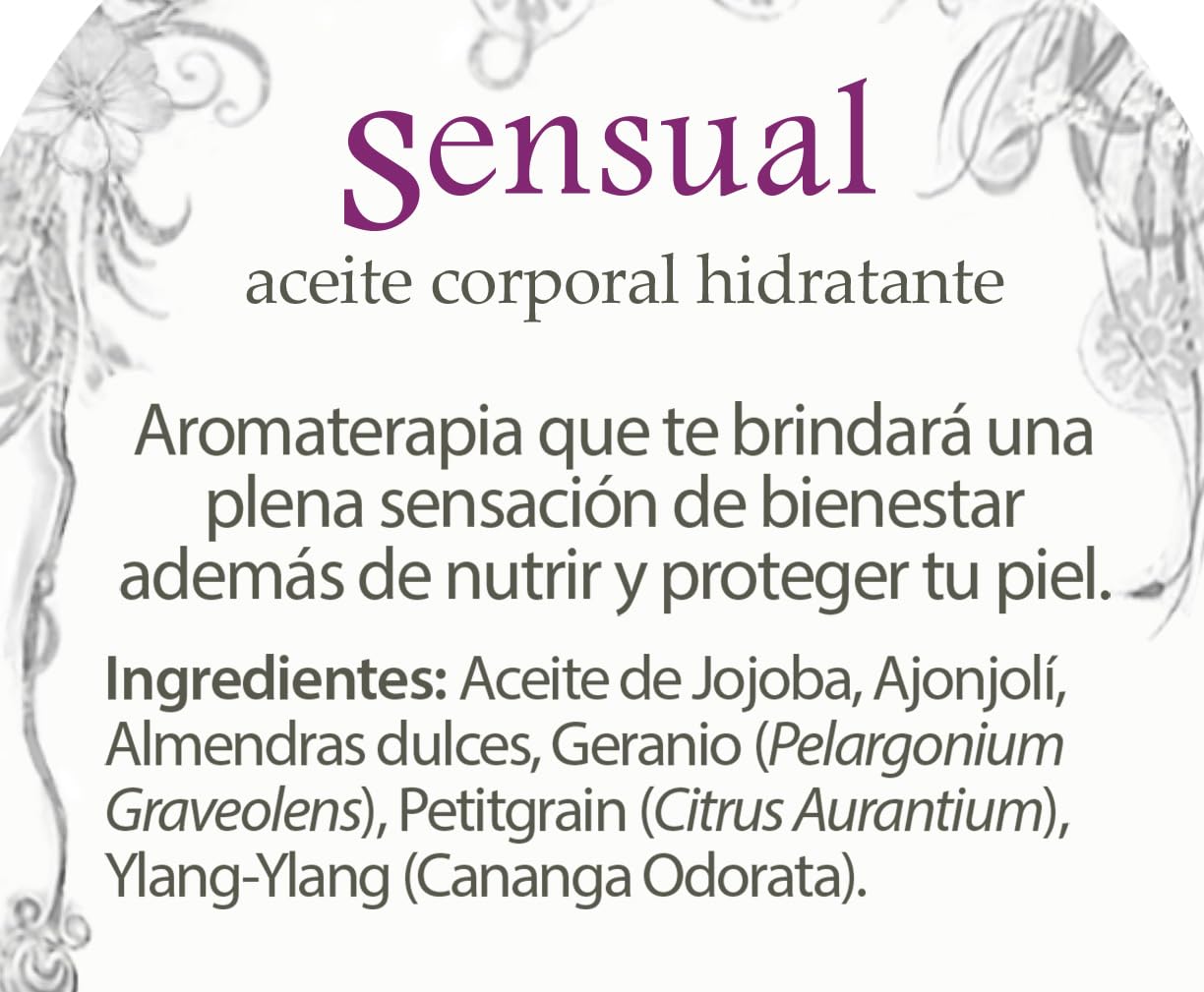 Body Oil Set - Kit de Aceites Masaje/Hidratación de Aromaterapia Caja de 3 x 60 ml c/u