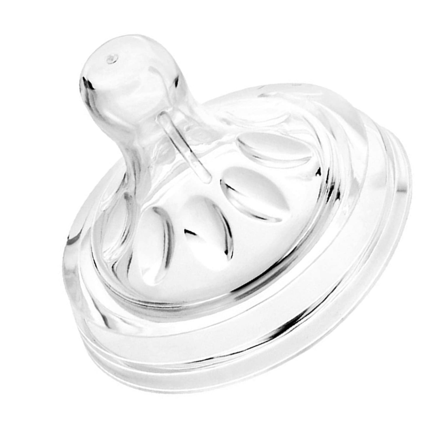 Pezón de Silicona para Biberón Suave Transparente para Bebés de 6 a 12 Meses