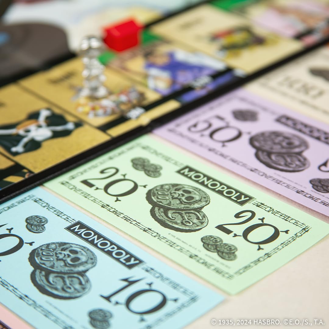 Juego de Mesa USAOPOLY Monopoly de una Pieza con Personajes Populares | Mercancía Oficial y Coleccionable