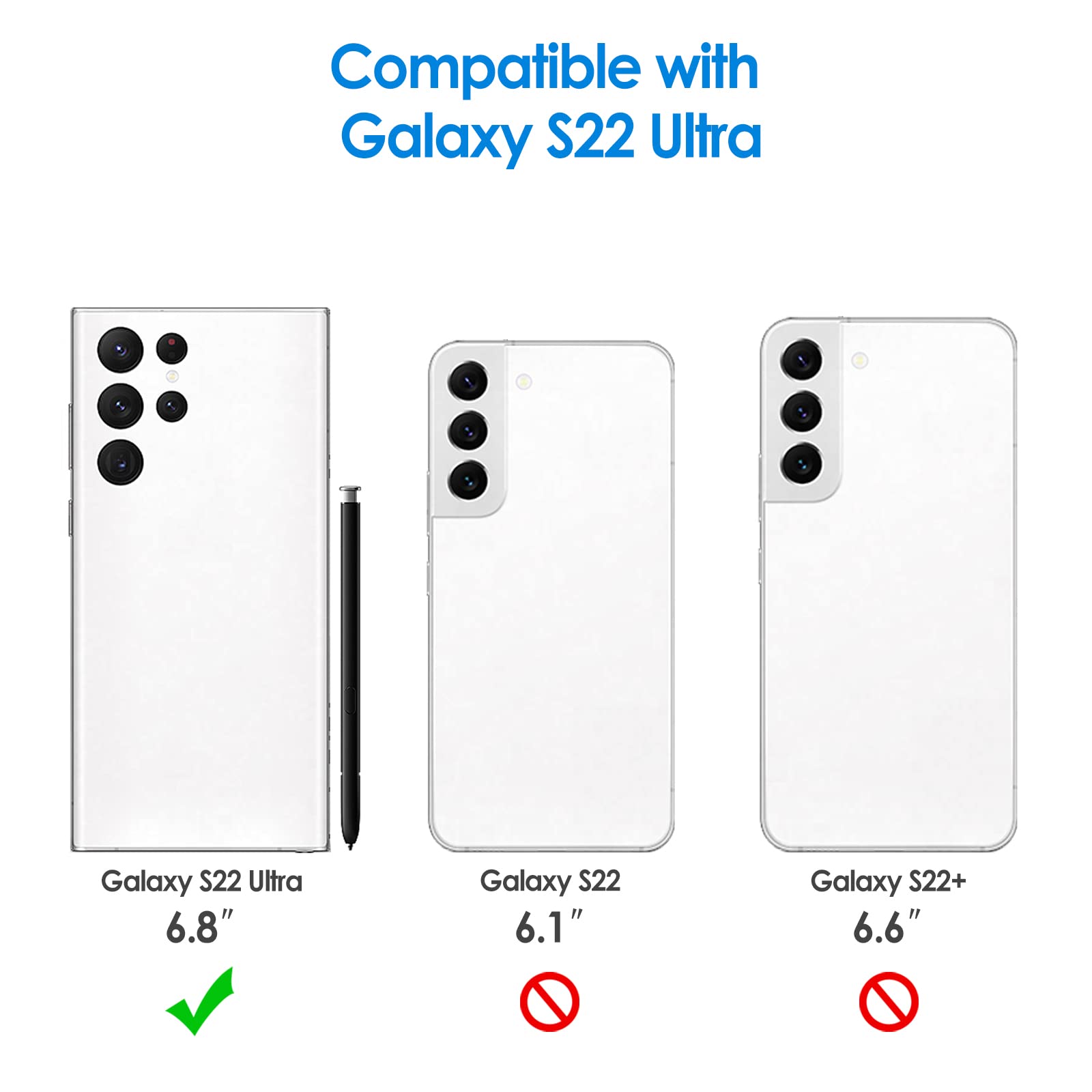 JETech Funda Fina para Samsung Galaxy S22 Ultra 5G 6,8 Pulgadas, Carcasa Delgada Teléfono con Choque-Absorción y Diseñado con Fibra de Carbono (Negro)
