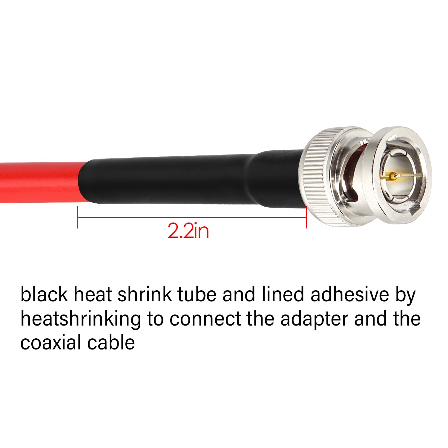 XRDS -RF Cable SDI de 50 pies - 75 Ohm RG59 Cable BNC macho para cámara HD SDI de 4K 1080P 3G/6G, monitor de video, grabador, convertidor divisor SDI a HDMI, cámara de seguridad