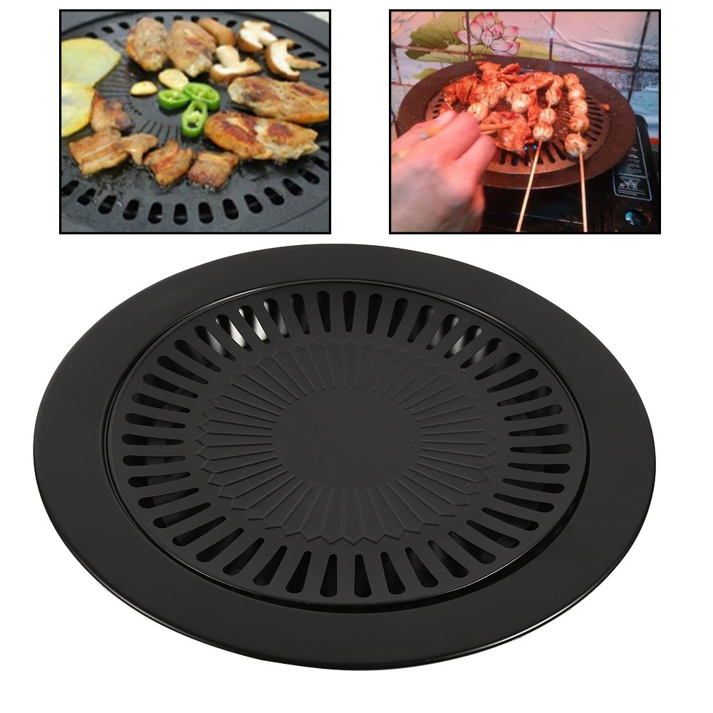 Parrilla para Barbacoa Yosoo Metálica Antiadherente para Interior y Exterior