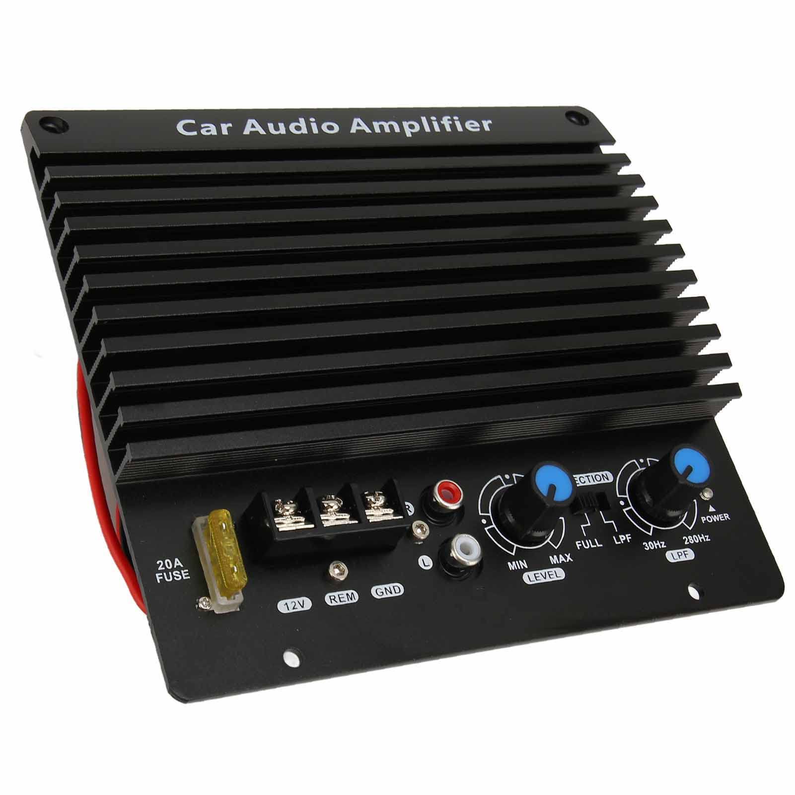 Amplificador de Placa de Subwoofer para Automóvil Ultradelgada 12V 300W para Vehículo