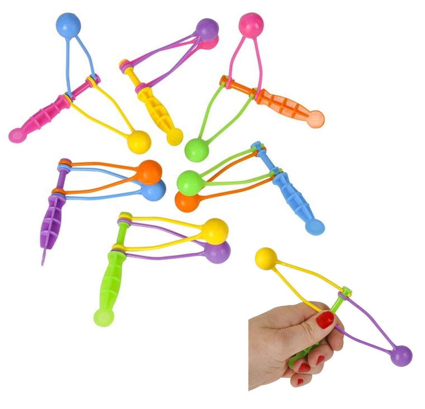 Juguetes Sonoros Neon para Fiestas (12 Piezas)