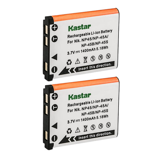 Batería 2-Pack Fujifilm NP-45 Compatibles con Cámaras Digitales XP y J Series