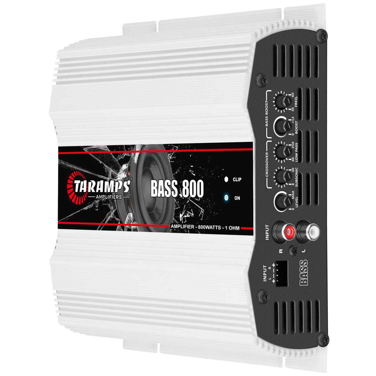 Amplificador de Audio Taramps Bass 800 vatios Rms 1 Canal 1 ohmio para Coche