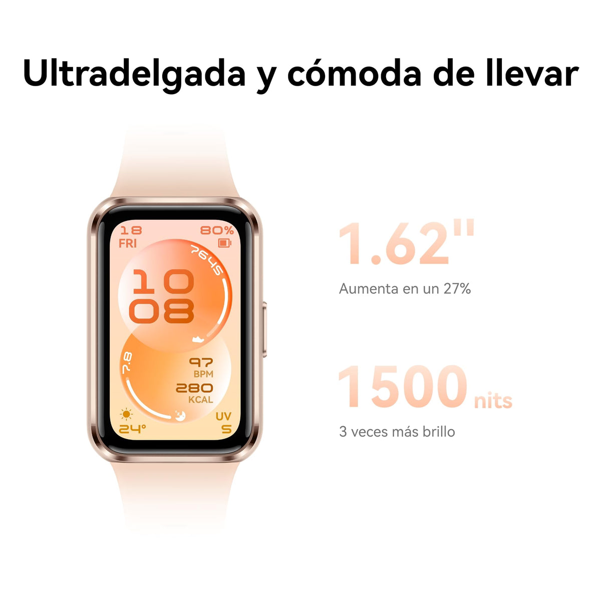 Smartwatch HUAWEI Band 11 Morado con Caja de Aleación de Aluminio