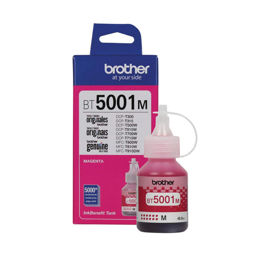 BROTHER Botella de tinta magenta BT5001M 5,000 Páginas, Talla unica