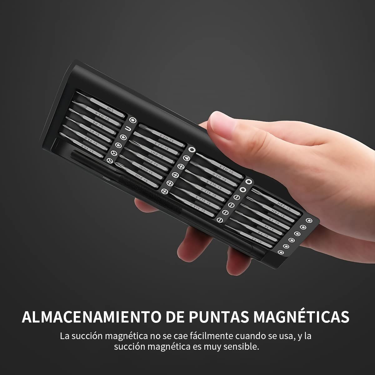 Kit de Destornilladores de precisión 25 en 1 – AFujia Juego de Herramientas de Reparación Electrónica Profesional con Caja Portátil para iPhone, Computadora, Xbox Macbook PS4, PC