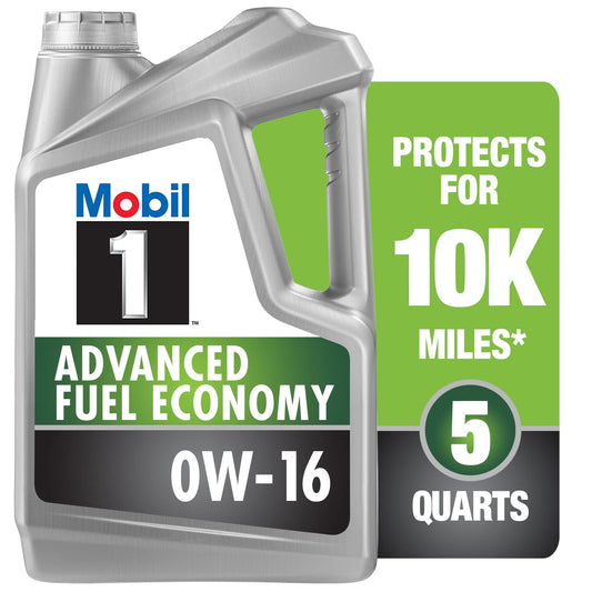 Aceite de Motor Sintético Completo Mobil 1 0W-16 Advanced Fuel Economy 5 Cuartos de Galón