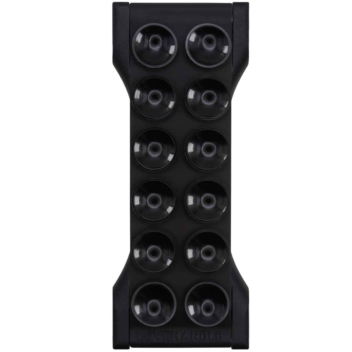 Agarre para Teléfono LOVEHANDLE PRO Negro con Correa de Ventosa Magnética y Soporte Fuerte