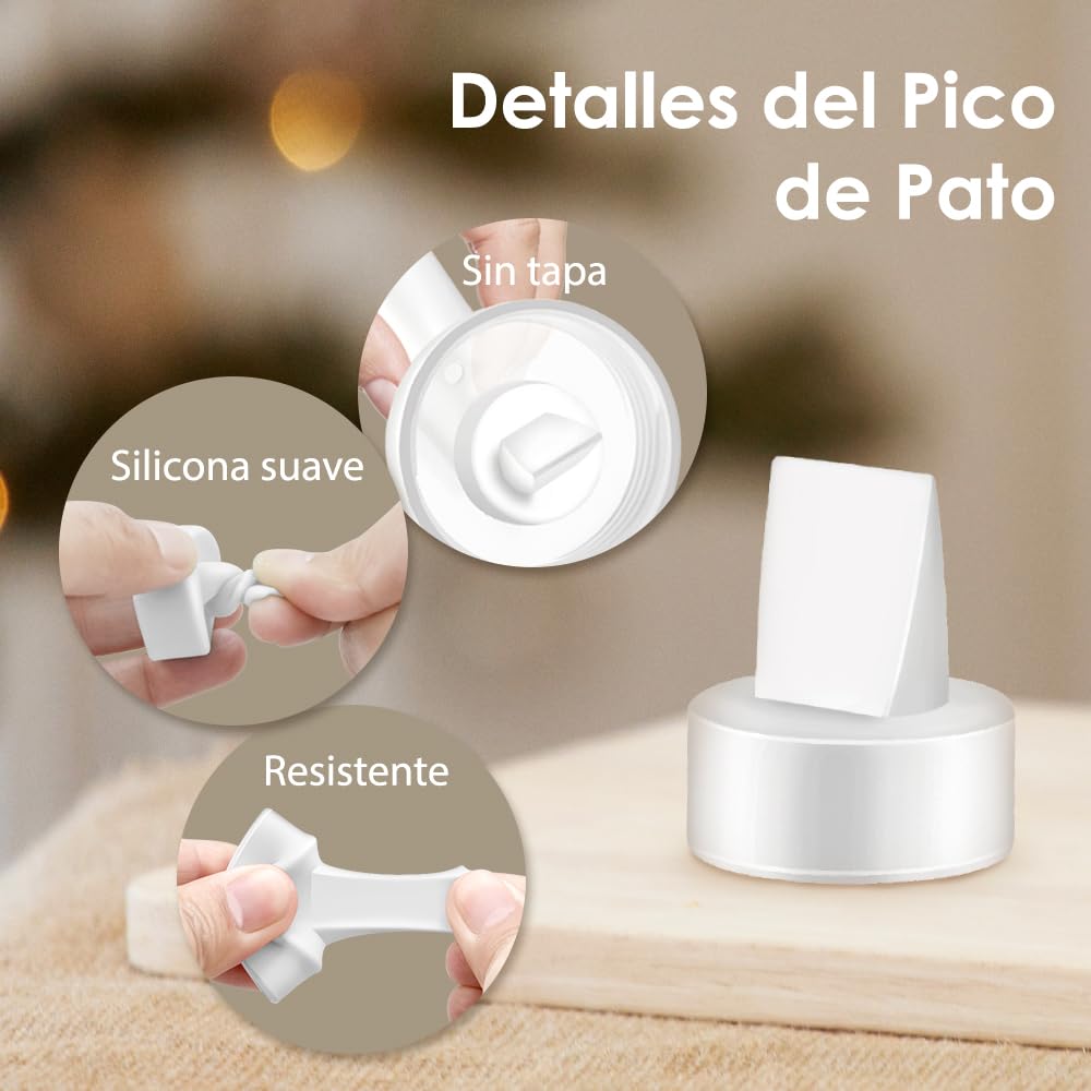 Piezas de repuesto Maymom compatibles con Spectra S1, Spectra S2 y Synergy Gold. Incluye válvula tipo pico de pato, reemplazo de válvula Spectra Duckbill y partes de repuesto Spectra S2. No son piezas originales de Spectra (8 válvulas pico de pato, 2 memb