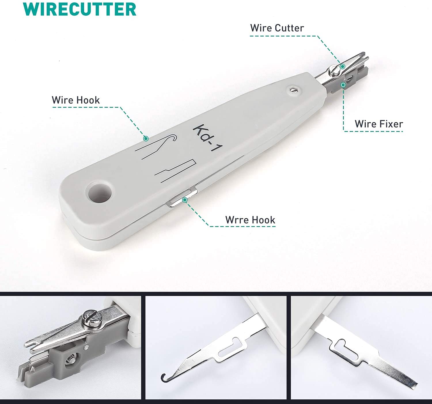 Kit de Crimpadora de Red 21 en 1 para RJ45 Ethernet con Pelacables y Tester