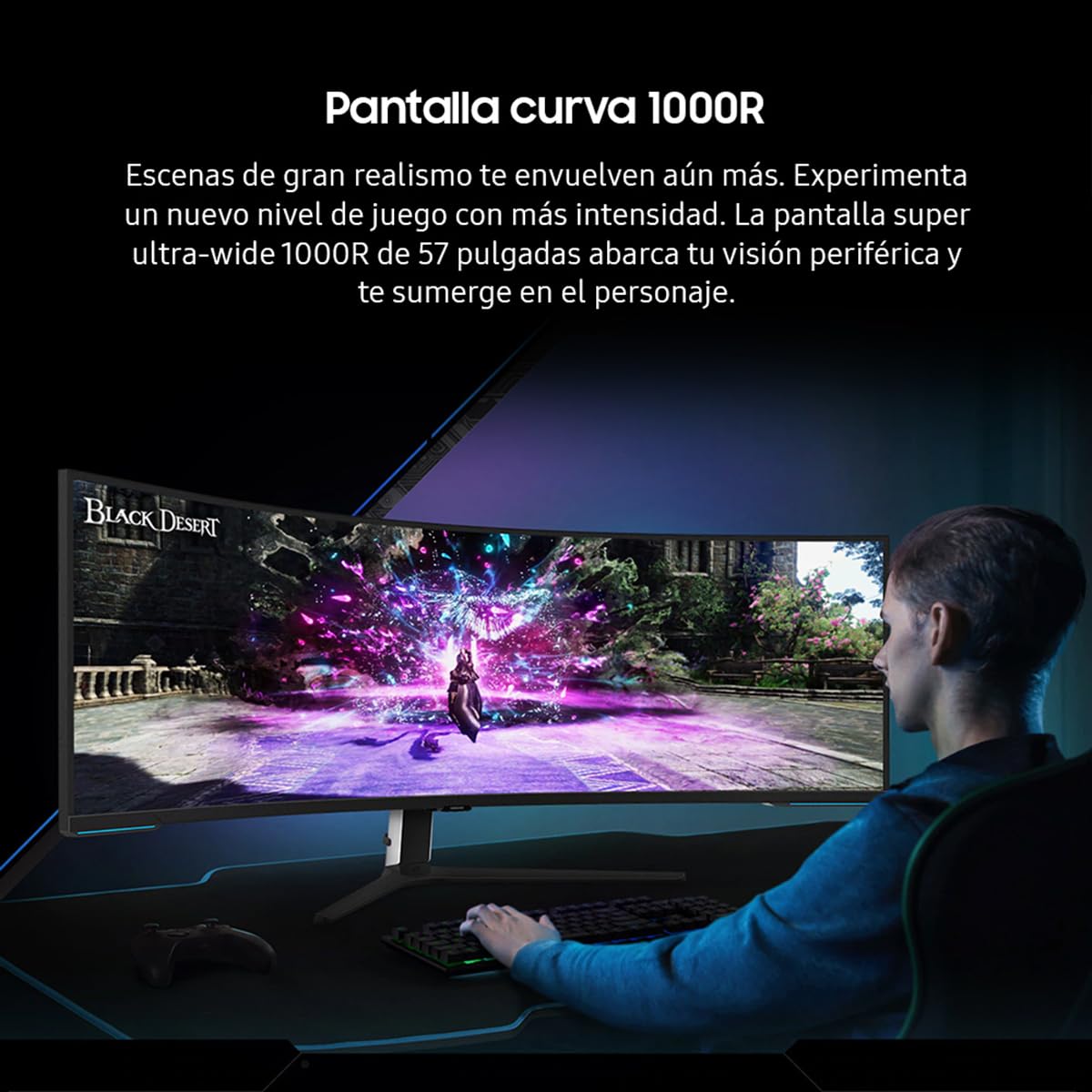 Monitor Gaming SAMSUNG 57 Pulgadas Curvo Odyssey Neo G9