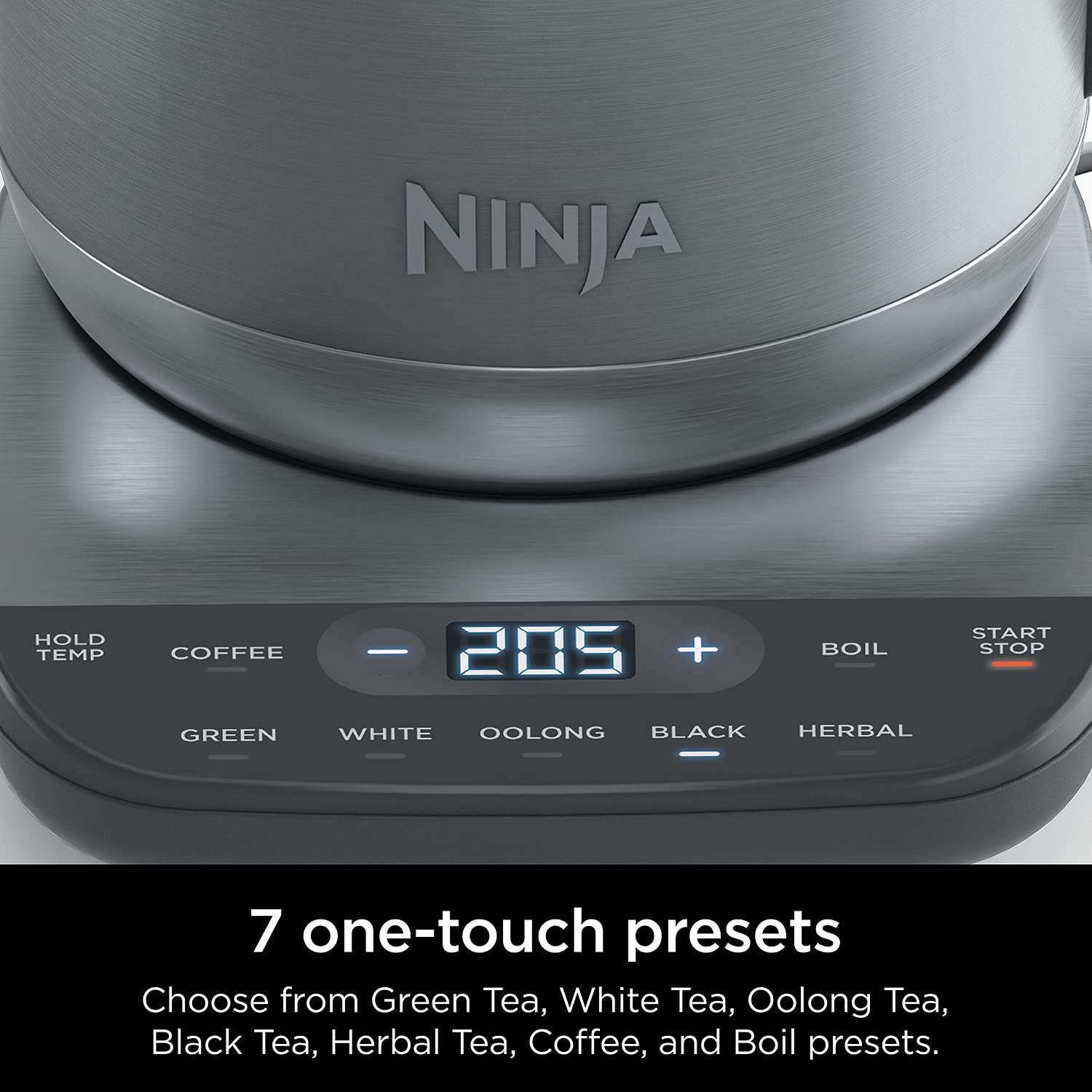 Hervidor de Agua Eléctrico Ninja Acero Inoxidable 7 Tazas