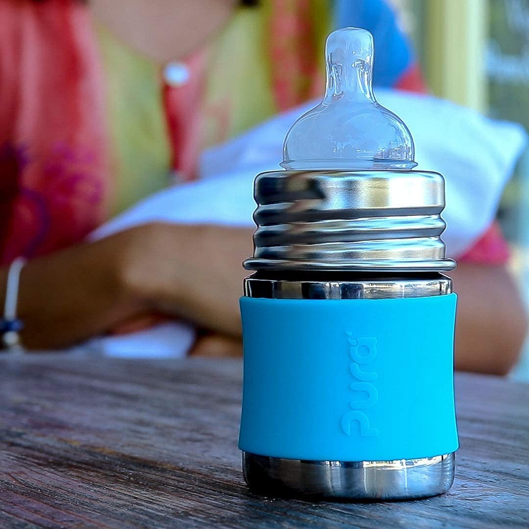 Pezón de Repuesto Pura Kiki Silicona 100% Anticólicos Flujo Rápido para Bebés de 6 Meses