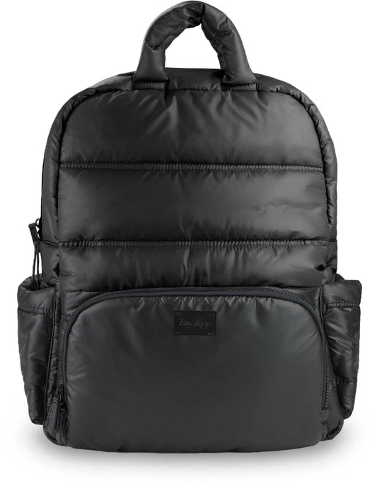 Bolsa Pañalera 7AM Voyage Negra Grande Impermeable Para Bebés