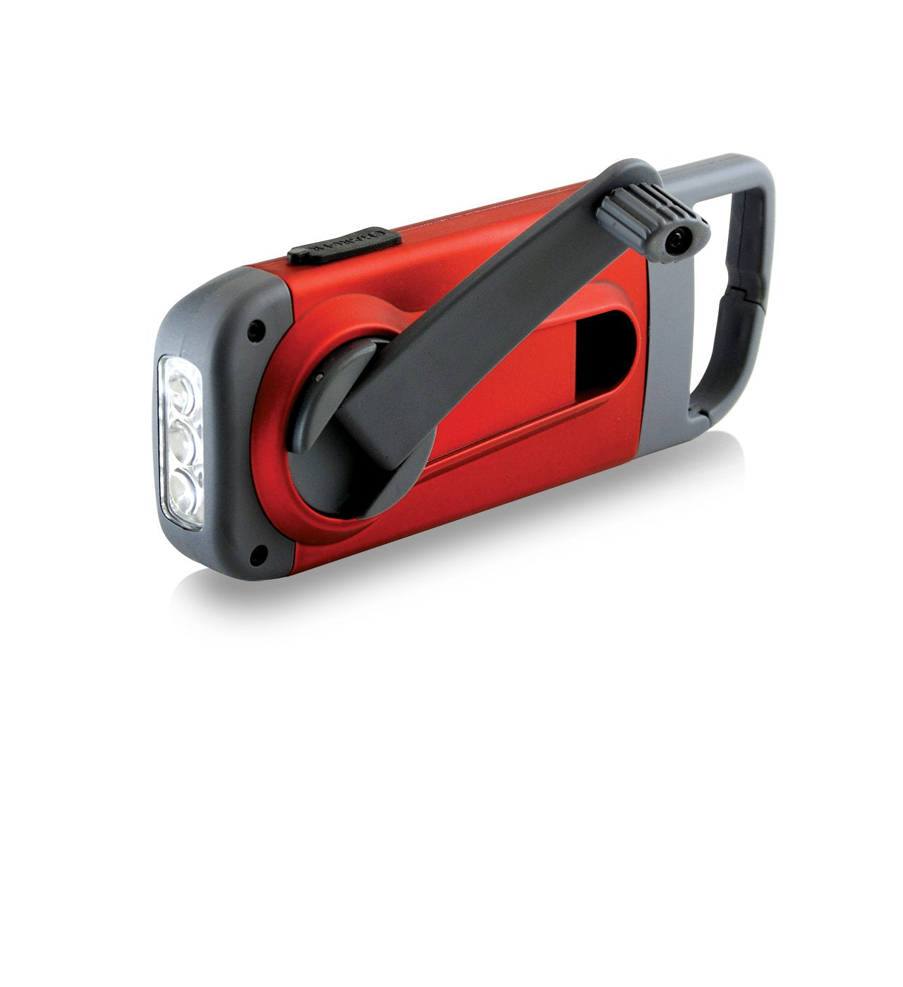 Linterna Manivela American Red Cross Roja con Cargador de Smartphone