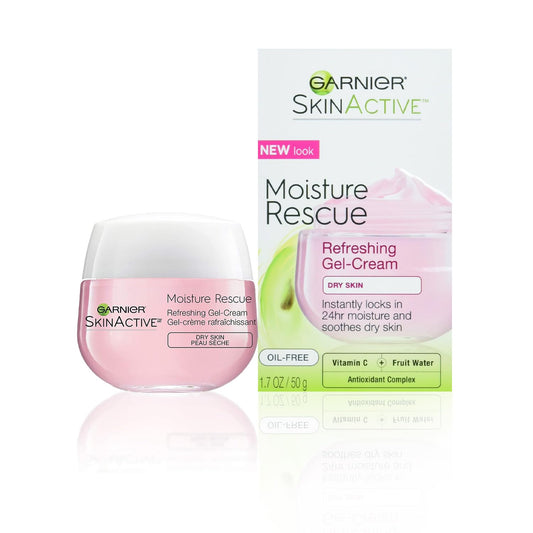 Garnier SkinActive Moisture Rescue Face Moisturizer, For Dry Skin, 1.7 oz.