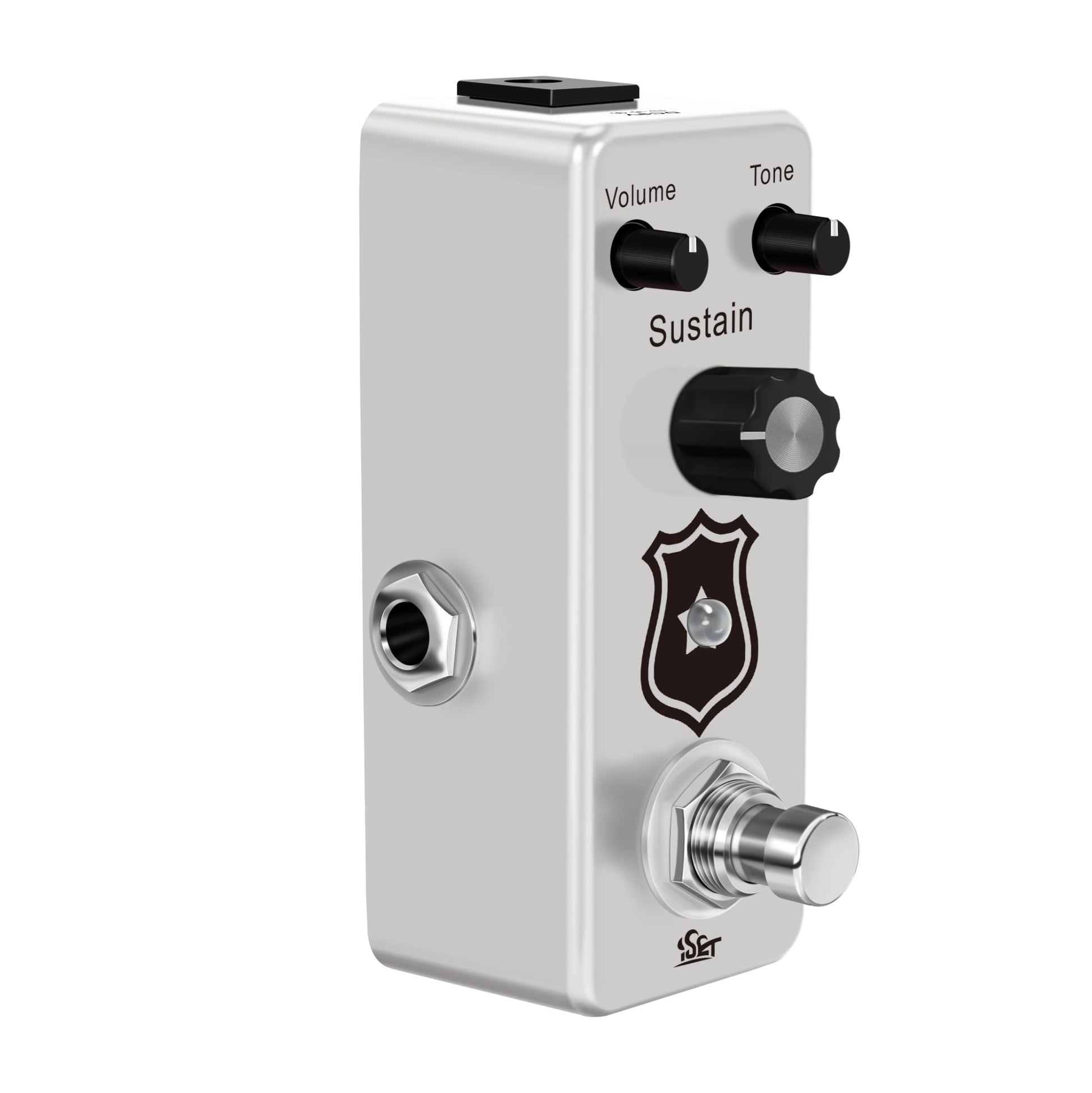 Pedal de Efectos ISET Fuzz eléctrico True Bypass para Guitarra y Bajo