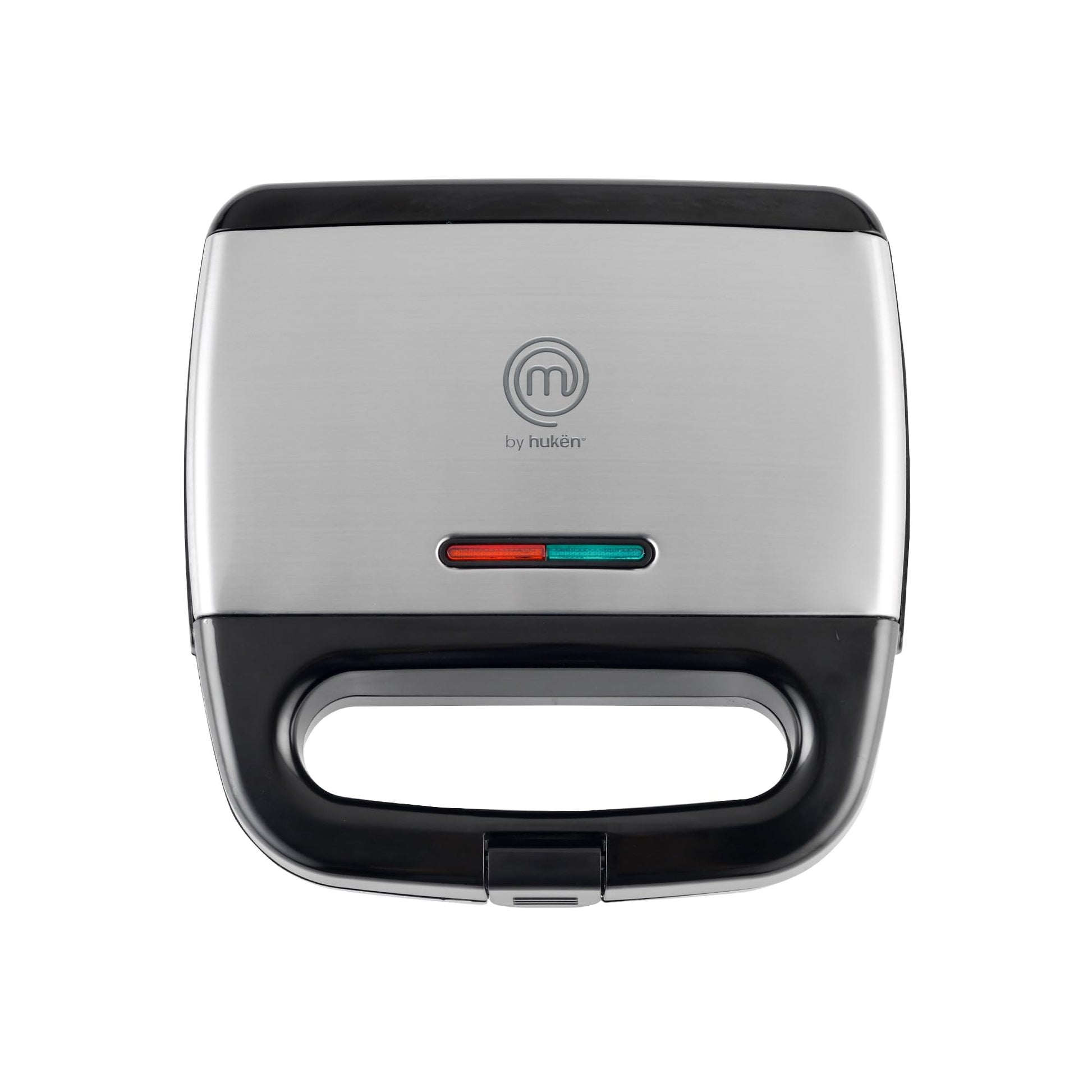 Sandwichera MasterChef Hukën Acero Inoxidable 750W Superficie Antiadherente Fácil Limpieza