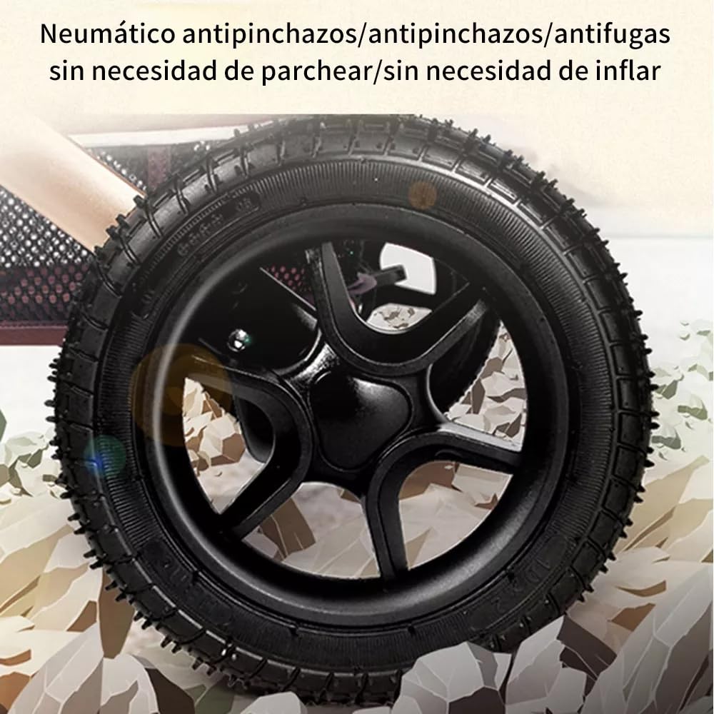FINYQBET Carrito De Bebé Plegable Universal Para Cuatro Estaciones Sillas De Paseo para Bebés De Alta Vista para Bebés Recién Nacidos, Implementación Bidireccional Multifuncional Y Segura Negro