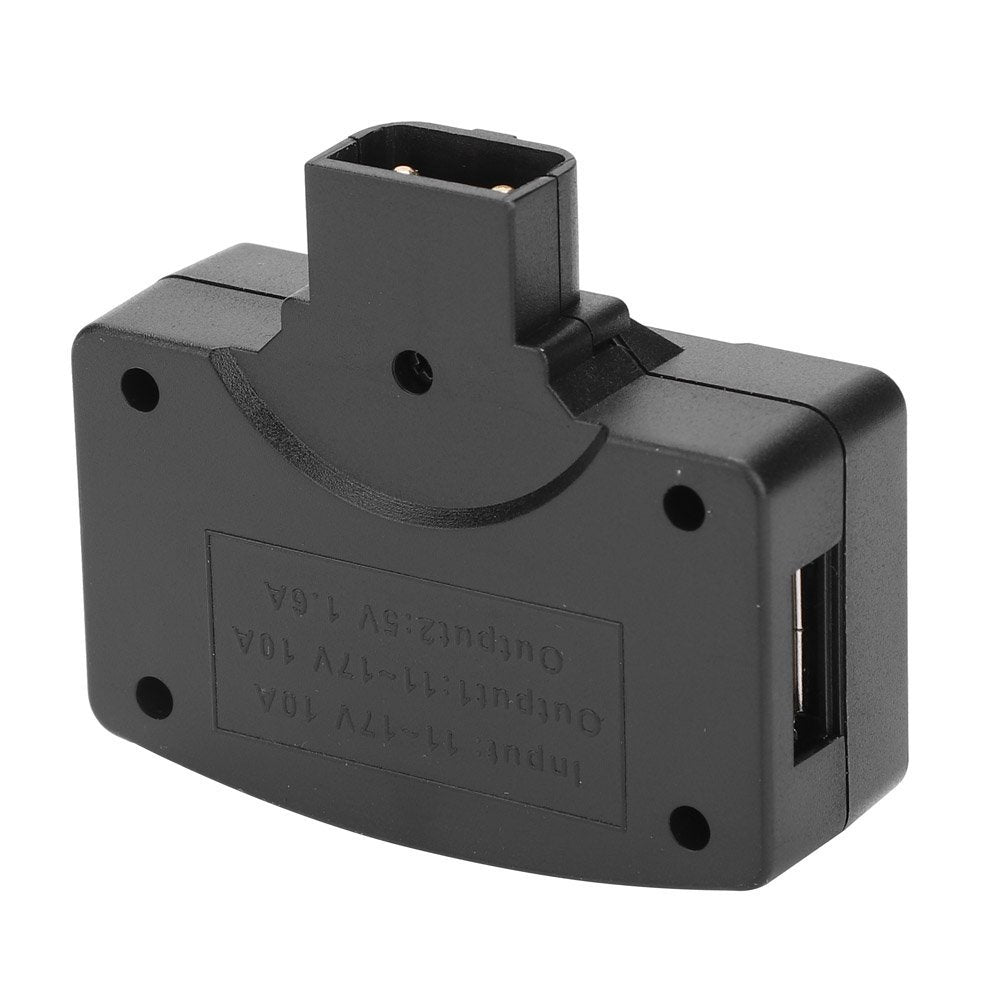 Acouto D-Tap a 5V USB Adaptador Conector para V-Mount Cámara de la Batería para BMCC