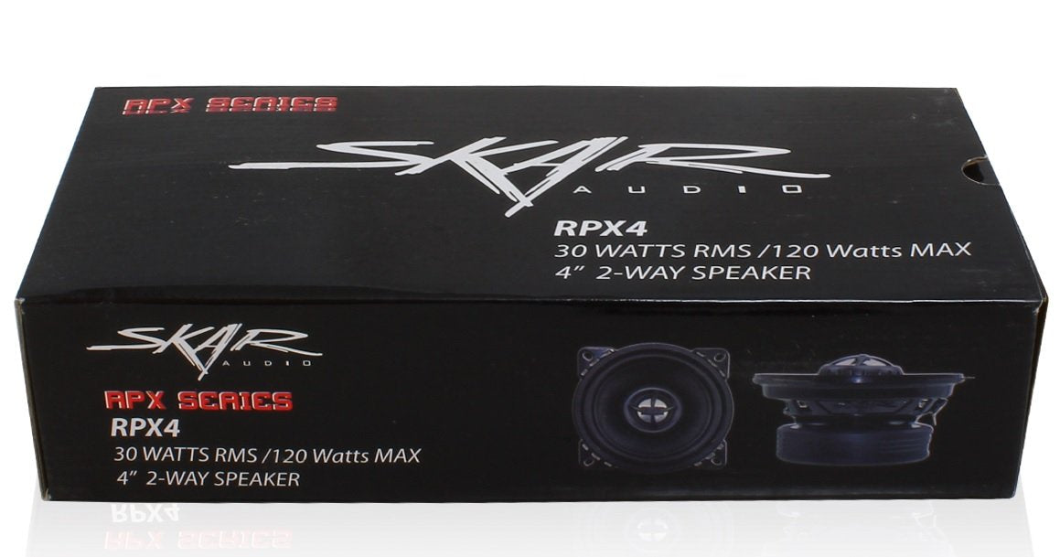 Sistema de Altavoces coaxiales Skar Audio RPX4 120 W 2 Vías 4 Pulgadas Par