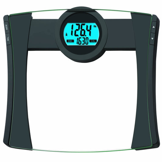 Báscula de Baño Digital EatSmart Precision CalPal con Capacidad de 440 Libras y Medición de IMC y Calorías