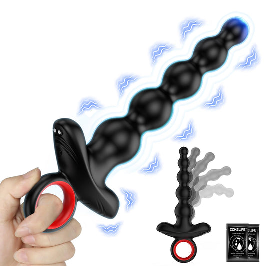 Vibrador Anal ZEZELIFE Negro 9 Modos USB Recargable para Hombre y Mujer