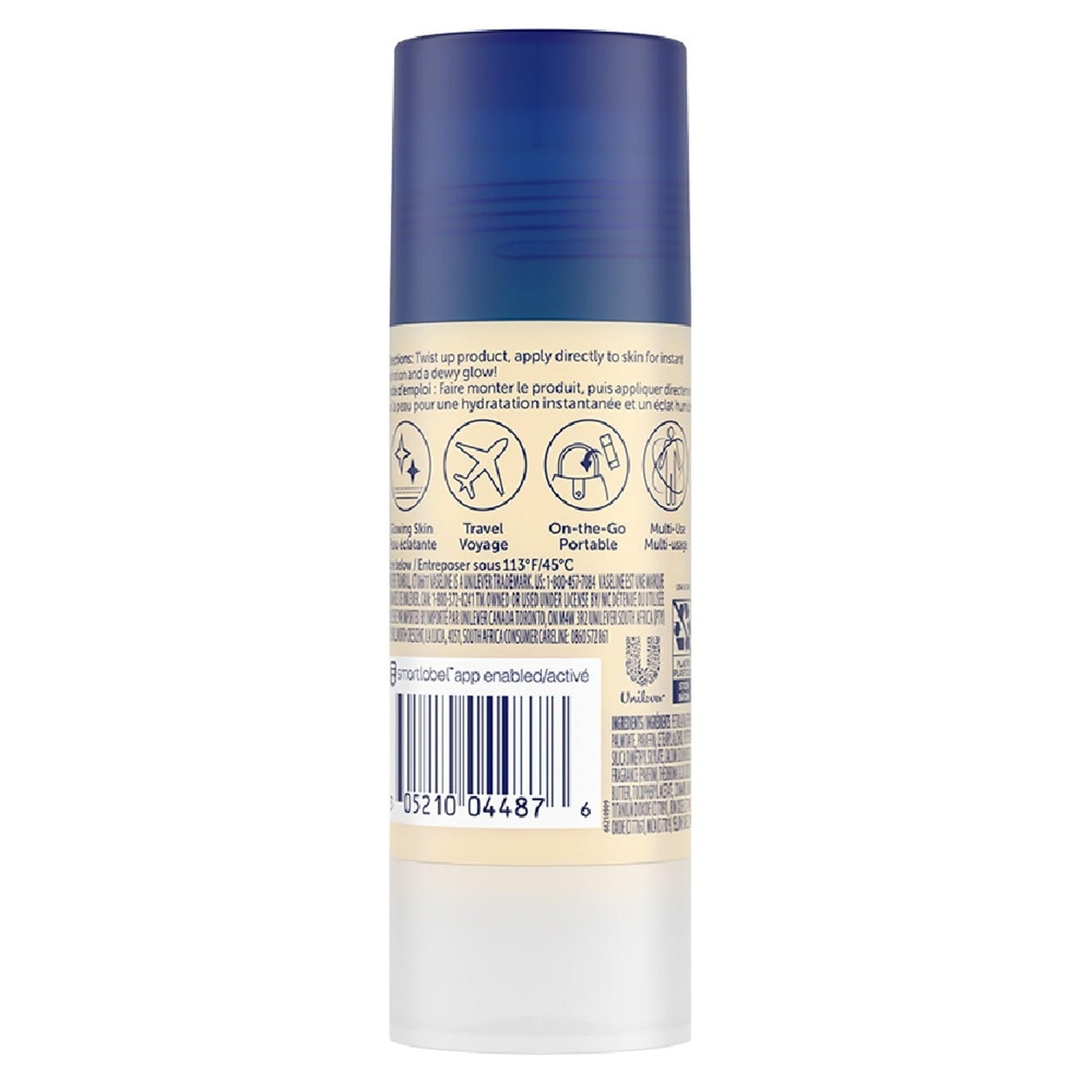 Vaseline - Bálsamo Corporal En Barra (1 Pieza de 40 g.) Cocoa Shimmer