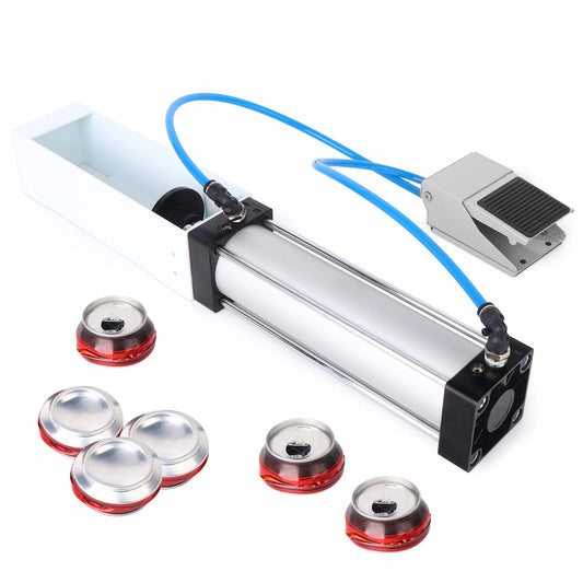 Válvula de Pie TAISHER Aluminio Ecológica Cilindro Neumático Resistente para Reciclaje