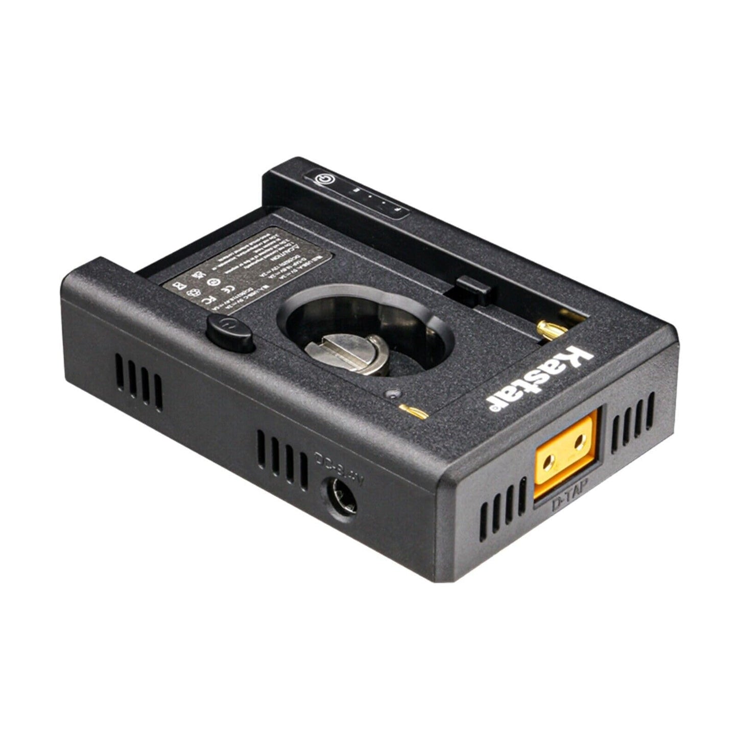 Kastar NP-F Placa adaptador de batería con indicadores LED, entrada tipo C 5V 2A, 8.4V 5A 5.5x2.1mm, salida 12V 2A 5.5x2.5mm, 16.8V 2A Dtap, 5V 3A USB para batería de la serie NP-F, DSLR y cámara sin