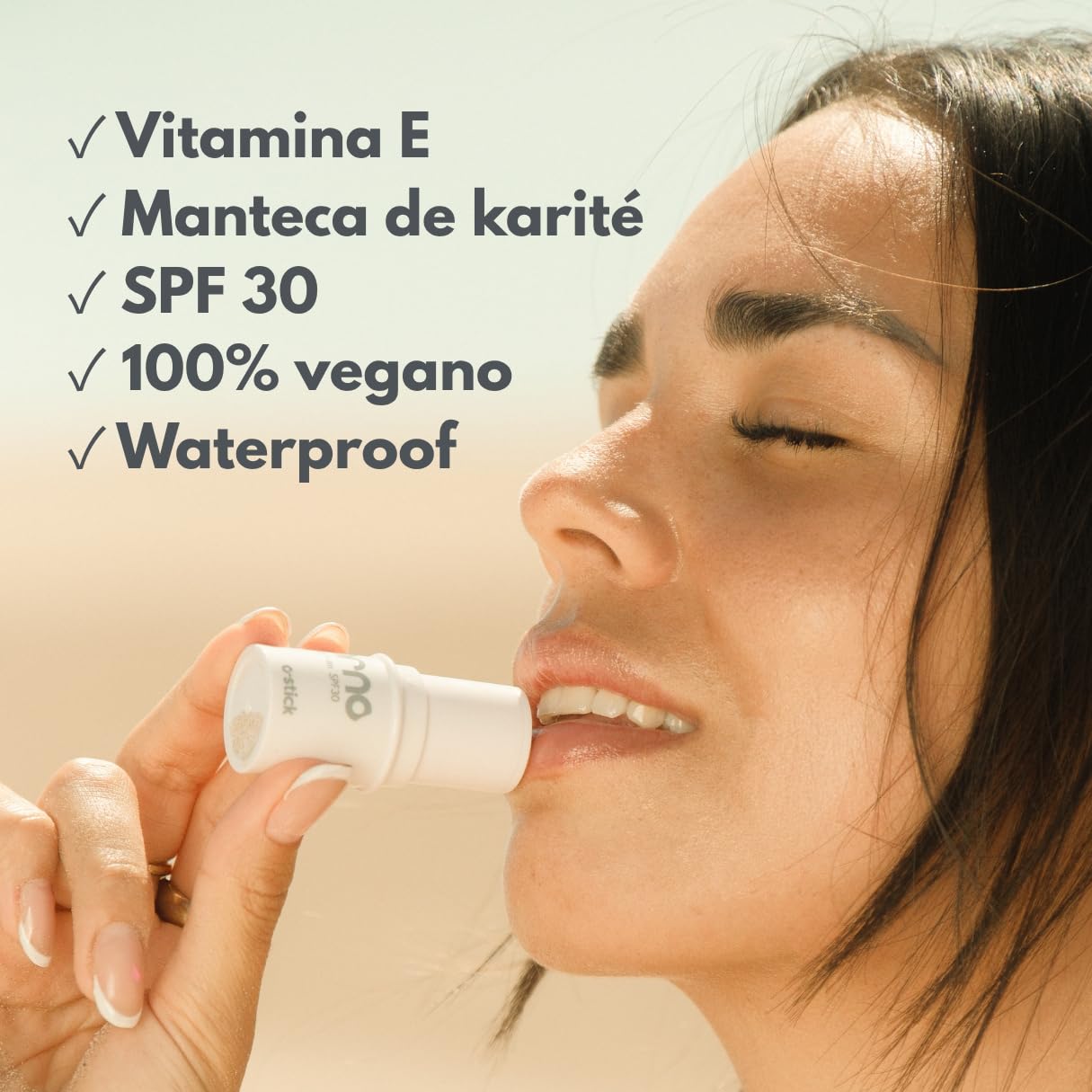 ORNO O-Stick Bálsamo Labial Protector solar SPF 30 con Vitamina E y Manteca de Karité