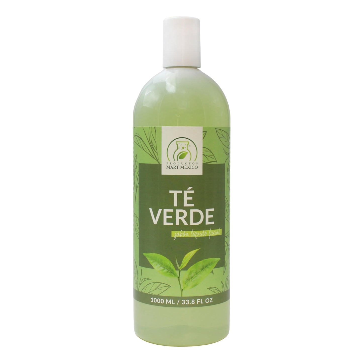 Jabón Facial De Té Verde Antioxidante 1 litro Productos Mart Mexico