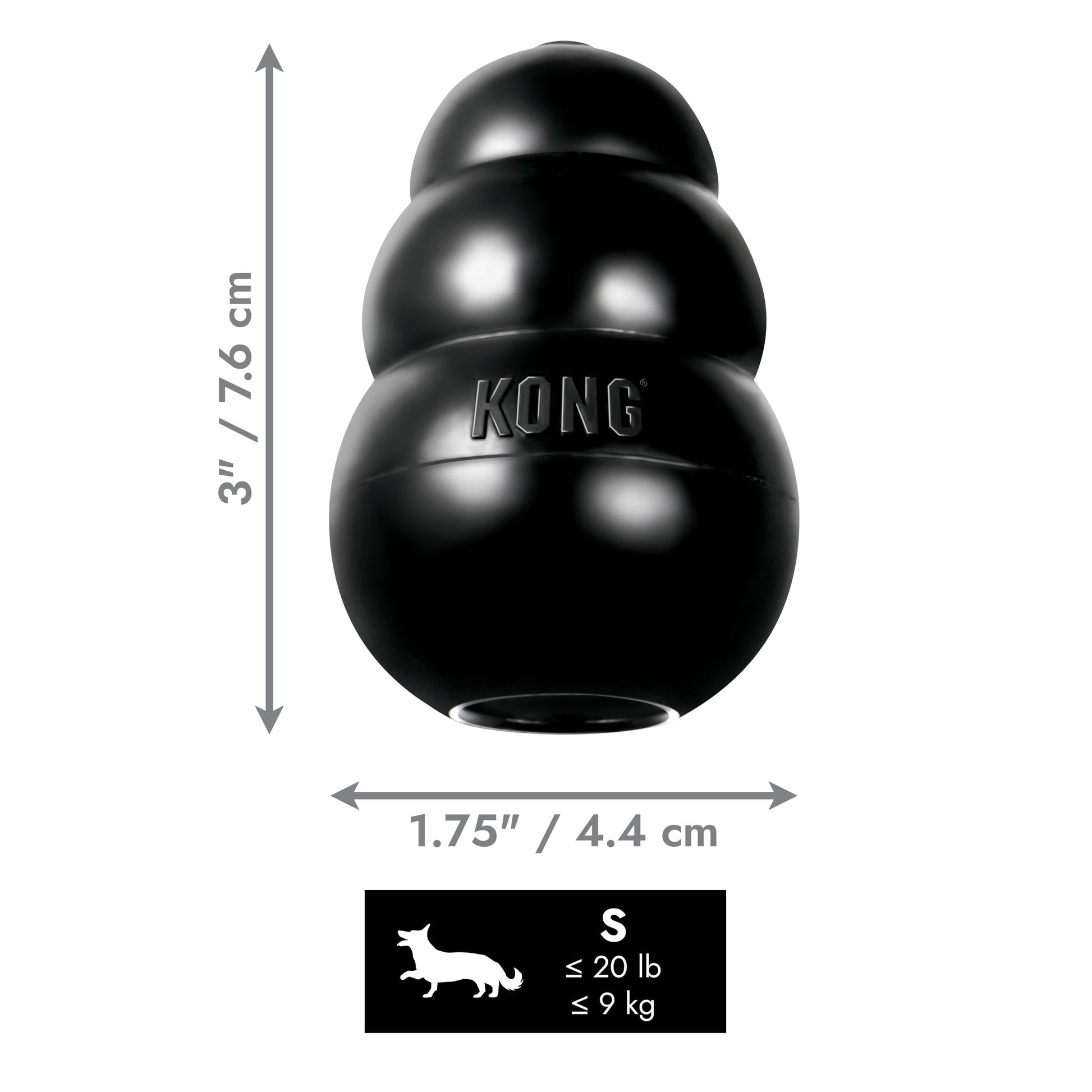KONG Extreme Juguete para Perro, negro