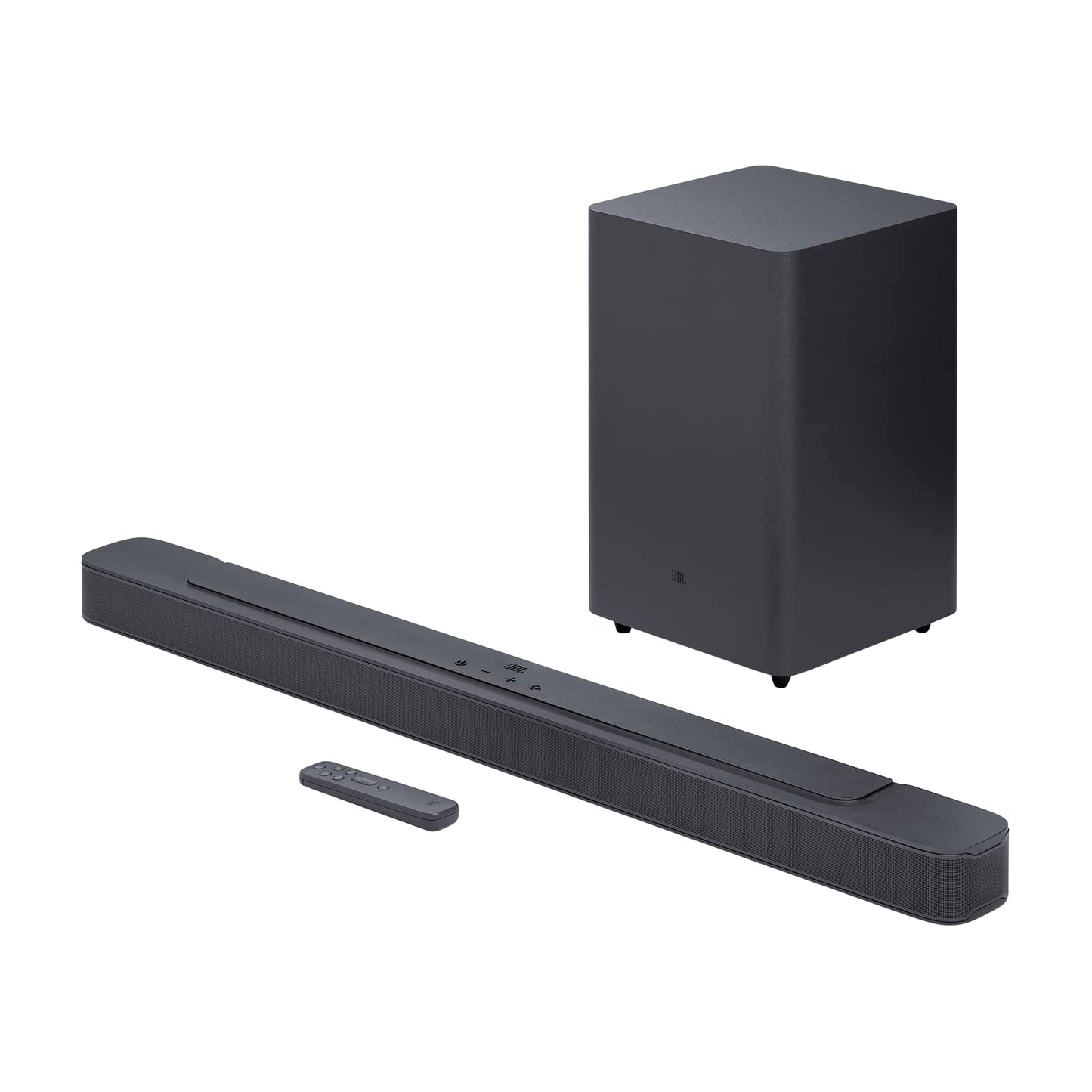 JBL Bar 2.1 Deep Bass (MK2) – Barra de Sonido de 2.1 Canales con subwoofer inalámbrico (6.5 Pulgadas), Salida máxima de 300 W, activación Bluetooth (Negro)