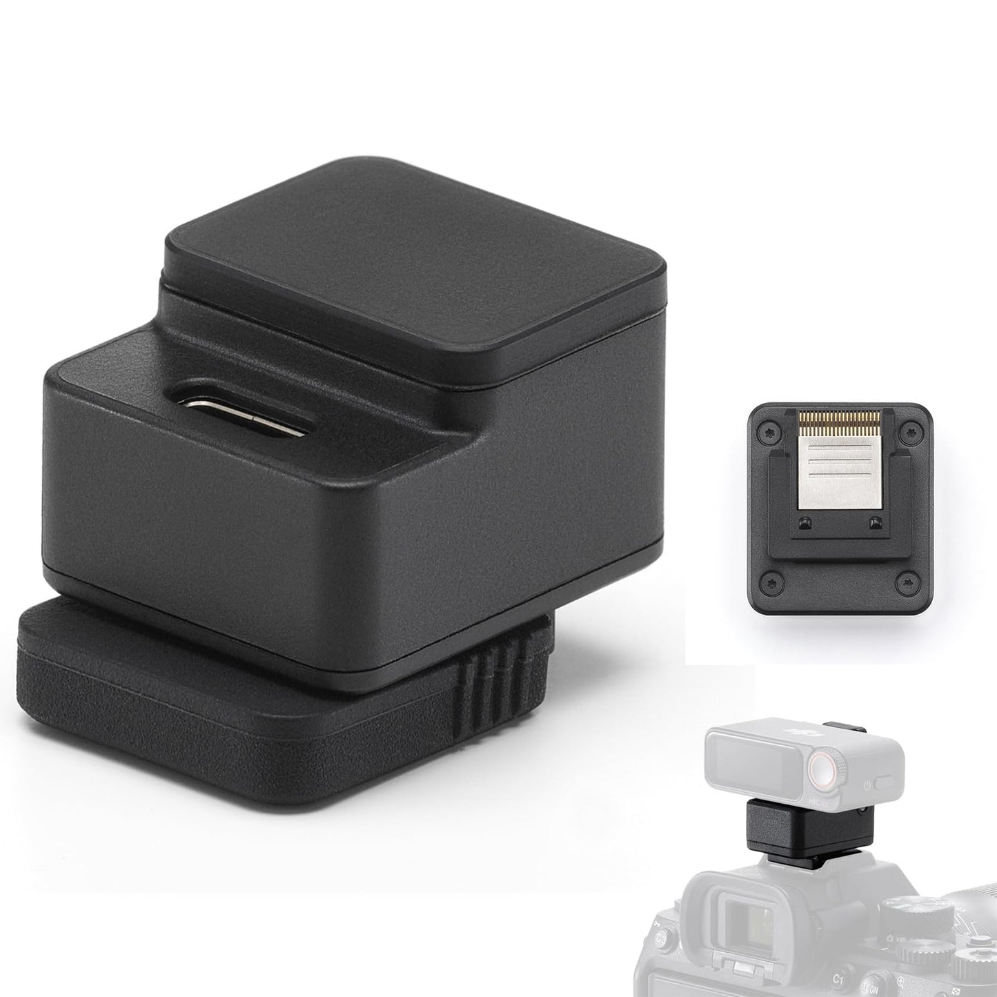 Original para DJI Mic 3/Adaptador de cámara Mic Mini, Conector de receptor para Sony A6700 ZV-E10 A7C A1 A9M3 FX3 Cámara MI Hot Shoe, Accesorios DJI Mic Mini